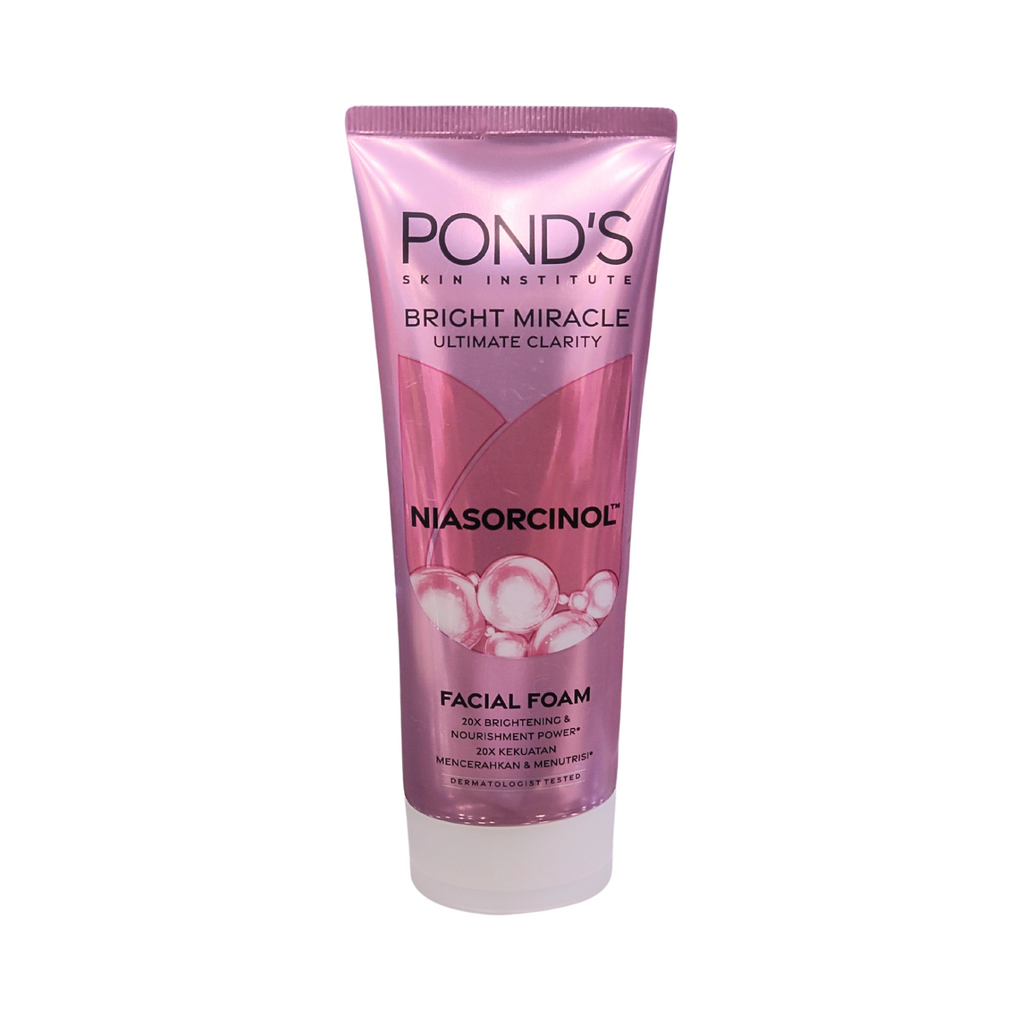 Pond’s Bright Miracle Ultimate Clarity Niasorcinol Facial Foam | Original & Imported | 50g