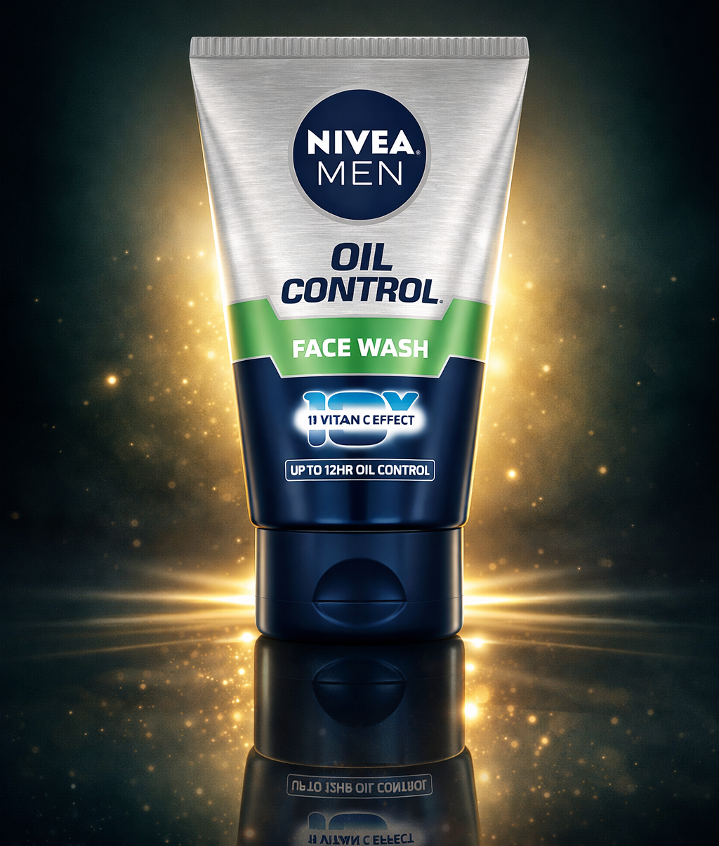 Nivea Men Oil Control Face Wash (10X Whitening) – Original & Imported | 100ml