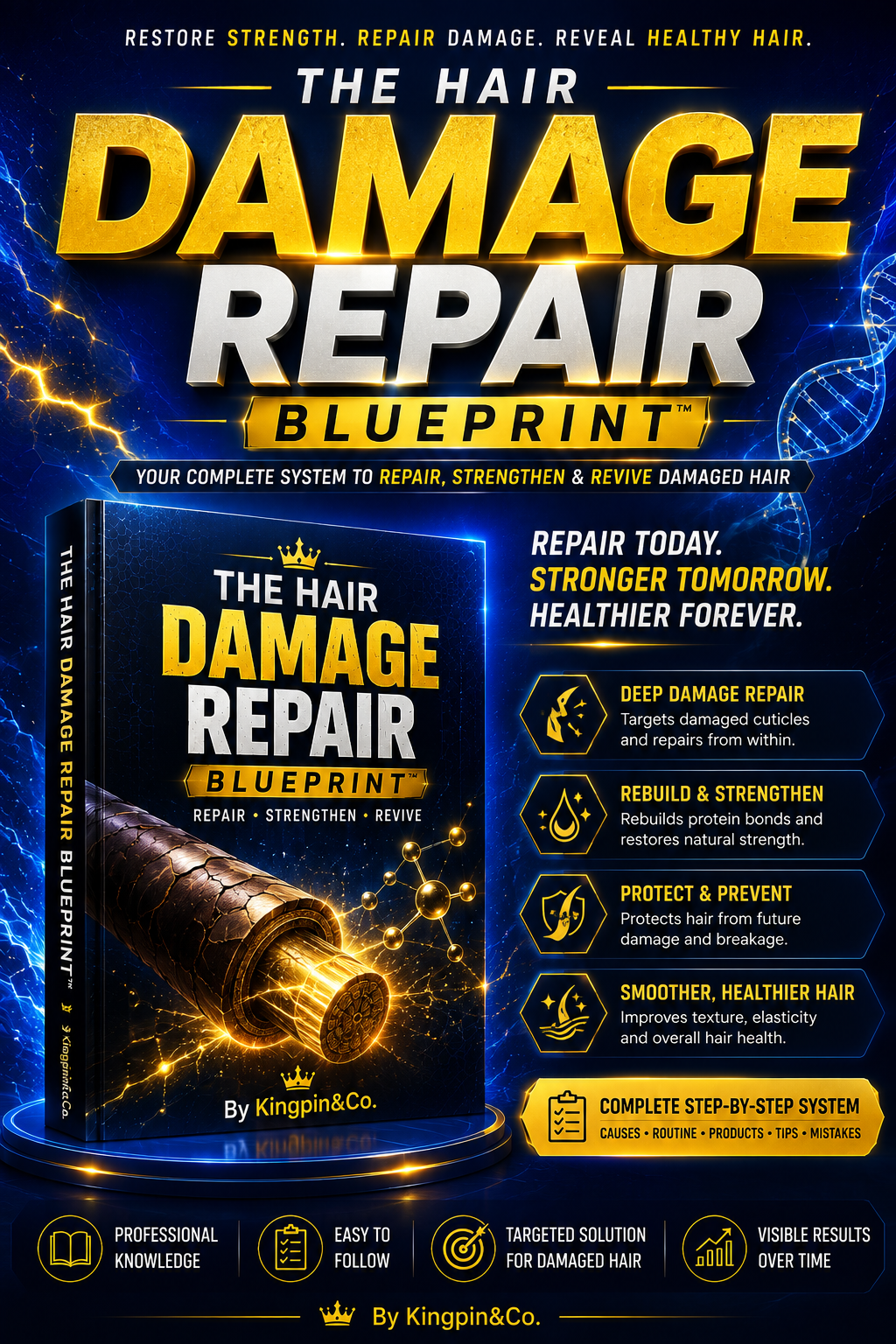 The Hair Damage Repair Blueprint™ — Your Complete Guide to Repairing & Protecting Damaged Hair