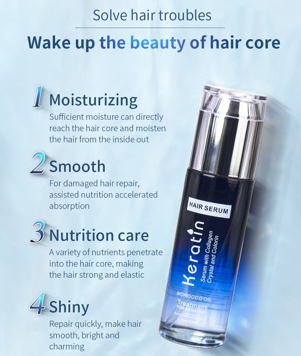 Keratin Nutrition Hair Serum – Anti-Frizz & Smoothing | Original & Imported | 80ml