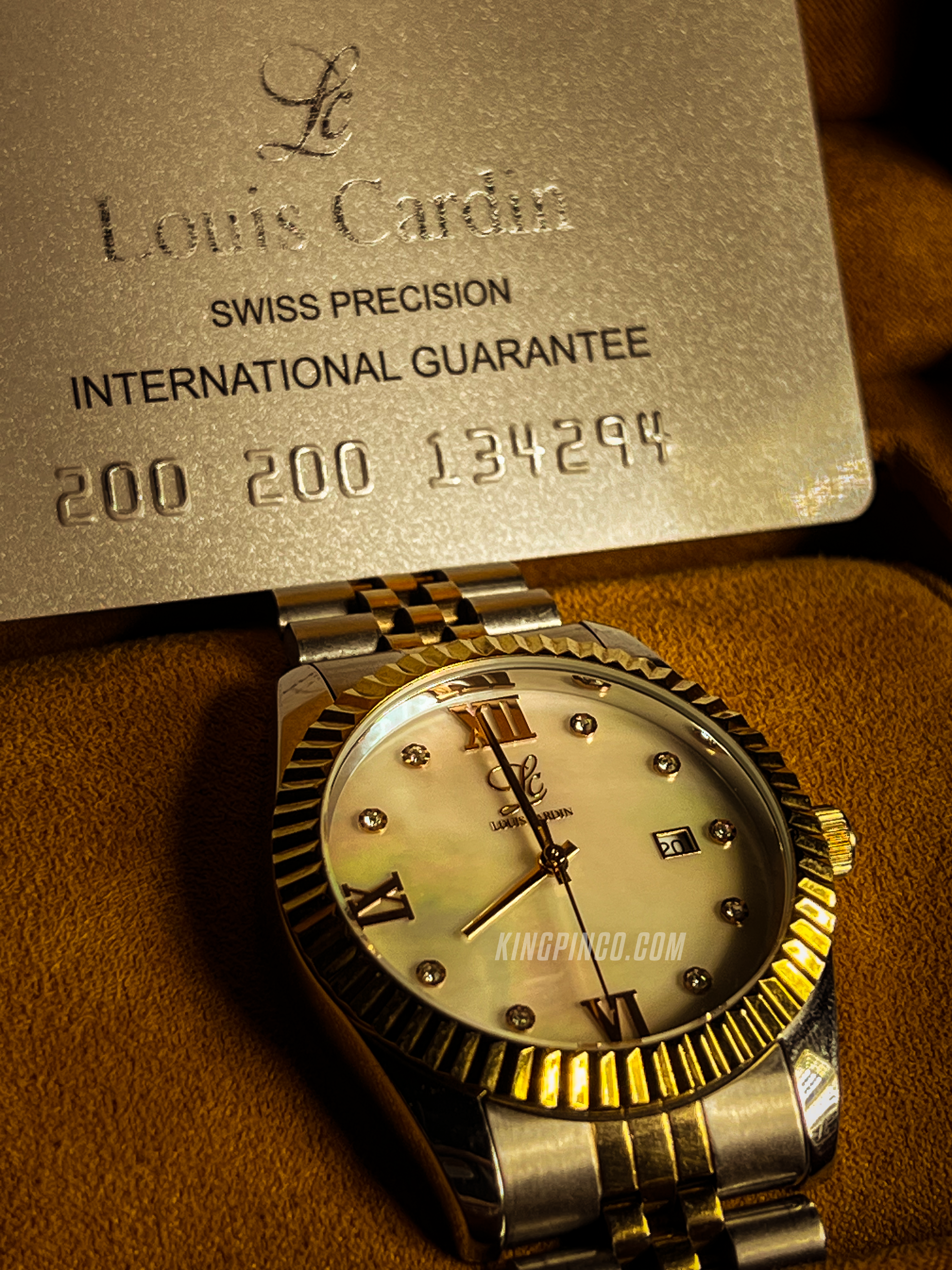 Original Louis Cardin 1800G – (One-Piece) Luxury Watch with Box