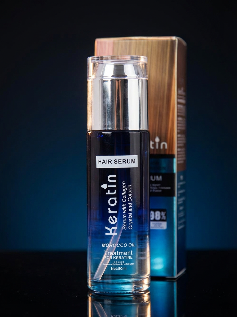 Original Keratin Nutrition Hair Serum – Made In P.R.C | Anti-Frizz & Smoothing | 80ml