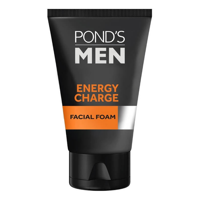 Pond’s Men Energy Charge Whitening + Anti Dullness Facial Foam | Original & Imported | 100g
